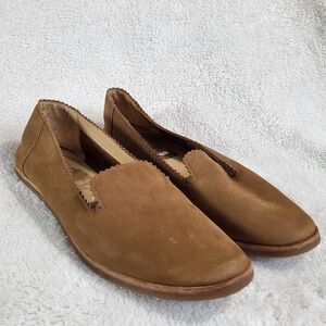 UGG Women Vista Nubuck Leather Chestnut Loafer Dress Comfort Flat Size 10